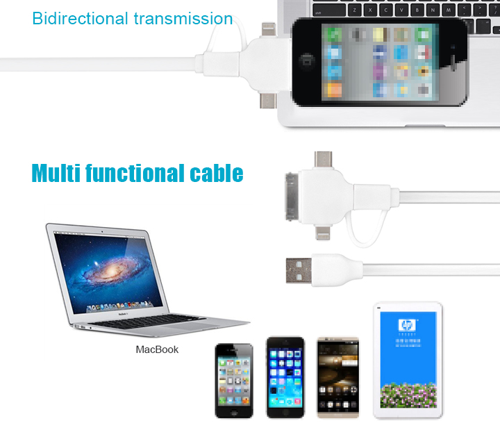 Portable Phone To Phone Emergency Charging Charger Micro USB Cable