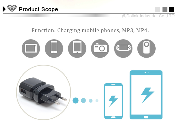 5v 2.1a usb chargers with CE/ROHS/FCC 